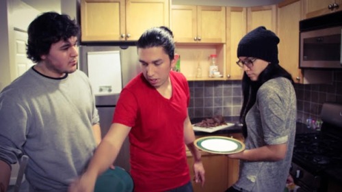 allthecanadianpolitics:Skwomesh language revitalized by First Nation youth through DIY immersionA trio of 20-somethings is carving pot roast, in a typical-looking kitchen in a typical-looking apartment in North Vancouver.But conversation here is unlike