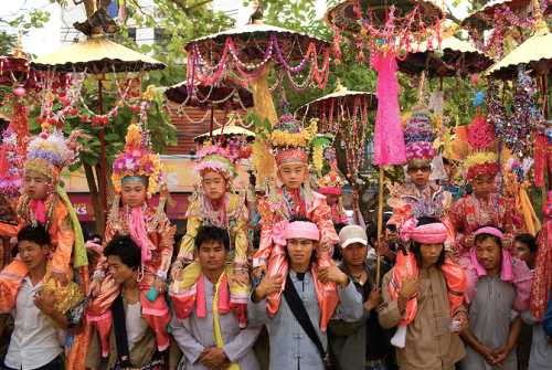 nubbsgalore: thailand’s annual poi sang long festival, which occurs in the first week of april, cele