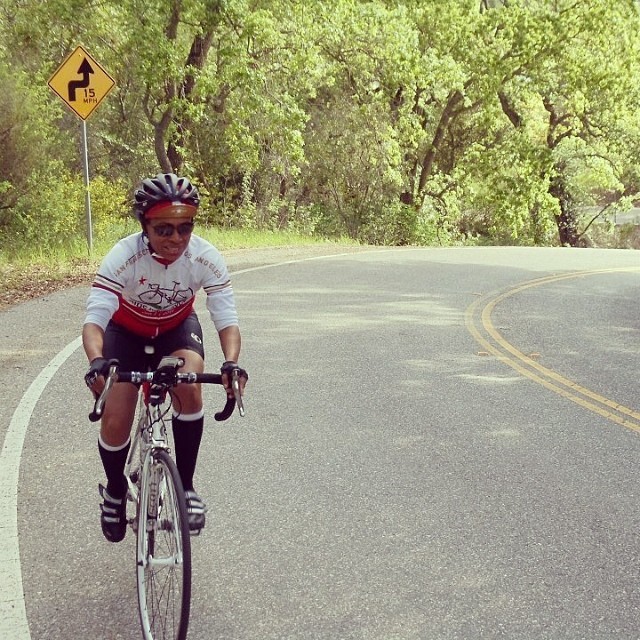 Hill climbing. #trainingride #alc2014 #aidslifecycle #sf2la #545miles @aidslifecycle #bayarea #beastmode #bikechick #cyclist #fitmom #fitfluential #girlsbike #girlsonbikes #instahealth #roadbike #sbblaze #sbblazers #southbayblaze #stravacycling...