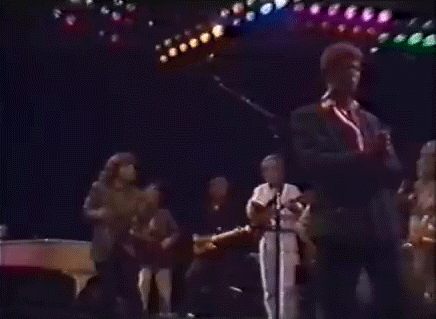 David Bowie, Mick Jagger And Paul McCartney Perform Dancing In The Street At The Princes Trust Benefit