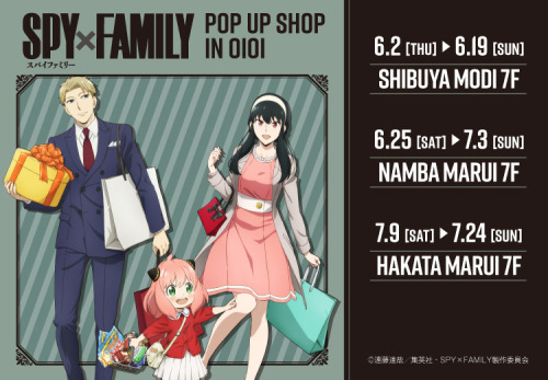 Spy x Family - Pop Up Shop in OIOI featuring goods with new illustrations