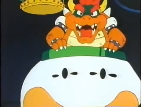 Bowser/Koopa ,as he appeared in Super Mario World: Mario to Yoshi no Bouken Land