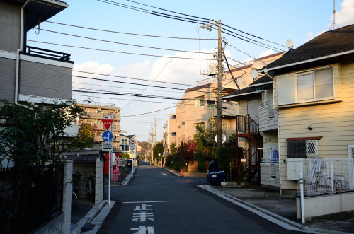 View of Road with Underground Waterway in Front of Kinuta-shimo Purification Plant by ykanazawa1999V