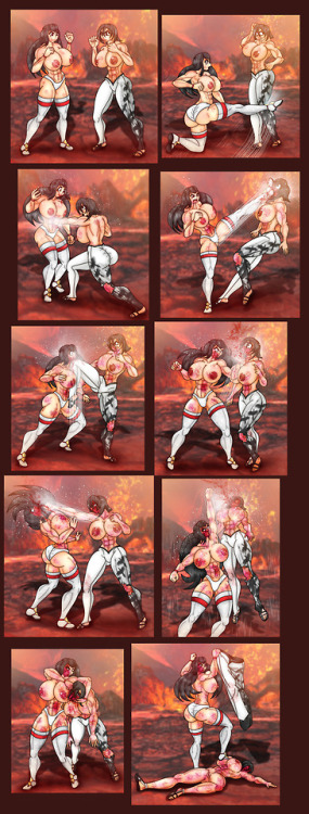Kazumi vs Jun Round 2by malphasbcs