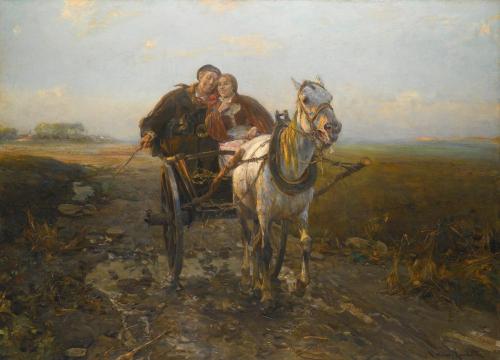 fleurdulys:The Merry Ride - Alfred von Wierusz-Kowalski
