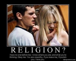 proud-atheist:  Religion – Abusive relationshiphttp://proud-atheist.tumblr.com