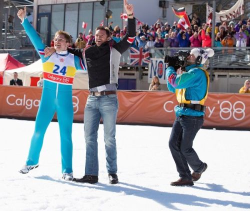 https://www.youtube.com/watch?v=hyzQjVUmIxk Michael Edwards “Eddie the Eagle” , er No: Taron Egerton