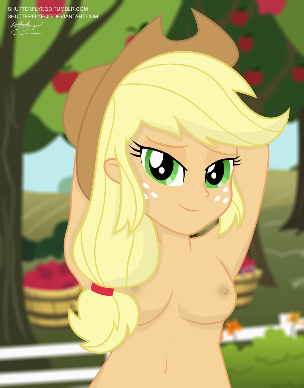 Them apples sure look juicy ~ &lt;3We need more AJ too. :3~S-EQD