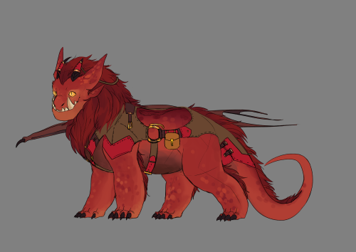 Reimagined Goliath as a dragon in my Tim The Dragon Tamer AU. The Dragon Bats were once protectors o