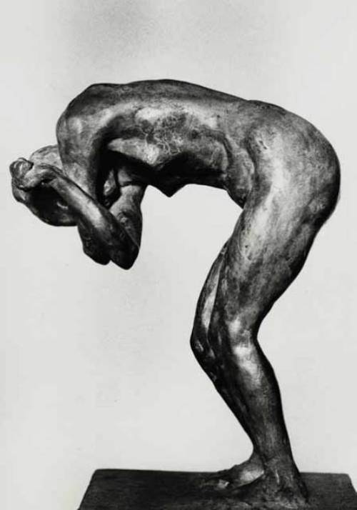 europeansculpture:Eric Fischl - Study for “The Weight”, 1996