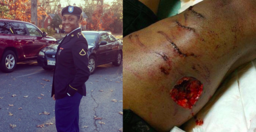 knowledgeequalsblackpower:  Dogs Set Onto Norfolk State Student, London Colvin for Refusing to Assist Police Officers  Updated 10:05 am EST, 1/28/2015 A student at Norfolk State University, a historically black college or university (HBCU) in Norfolk,