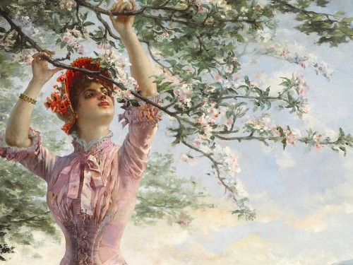 die-rosastrasse:I. Herbert Arnould OlivierBritish, 1861-1952II. Edmond Louis Dupain French, 1847-193