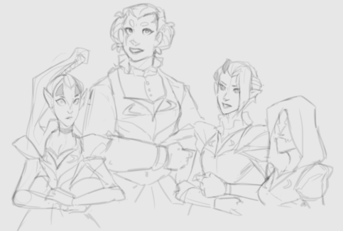 triangle-art-jw:More vampire Au with some Lancelot and the generals as Lotor’s sired little fa