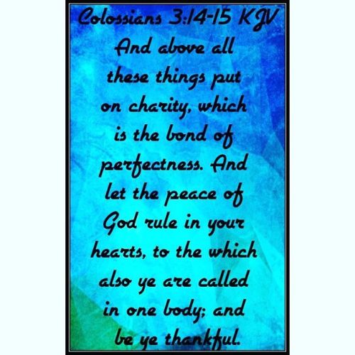 #colossians #colossions3 #thanksgiving #charity #perfectness #peace #kjv #kjvbible #God #godsword #h