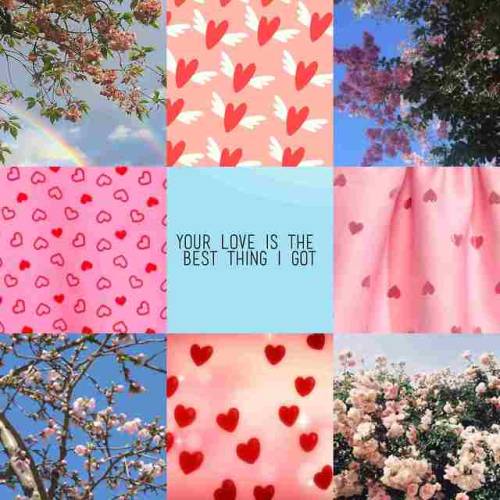 aesthetic for Aya who was in a relationship with Kanon with lovecore &amp; spring themesHere you are
