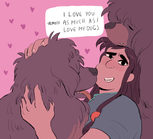 arielries:happy valentines day from the witchy gang!! with various levels of romancecharacters are f