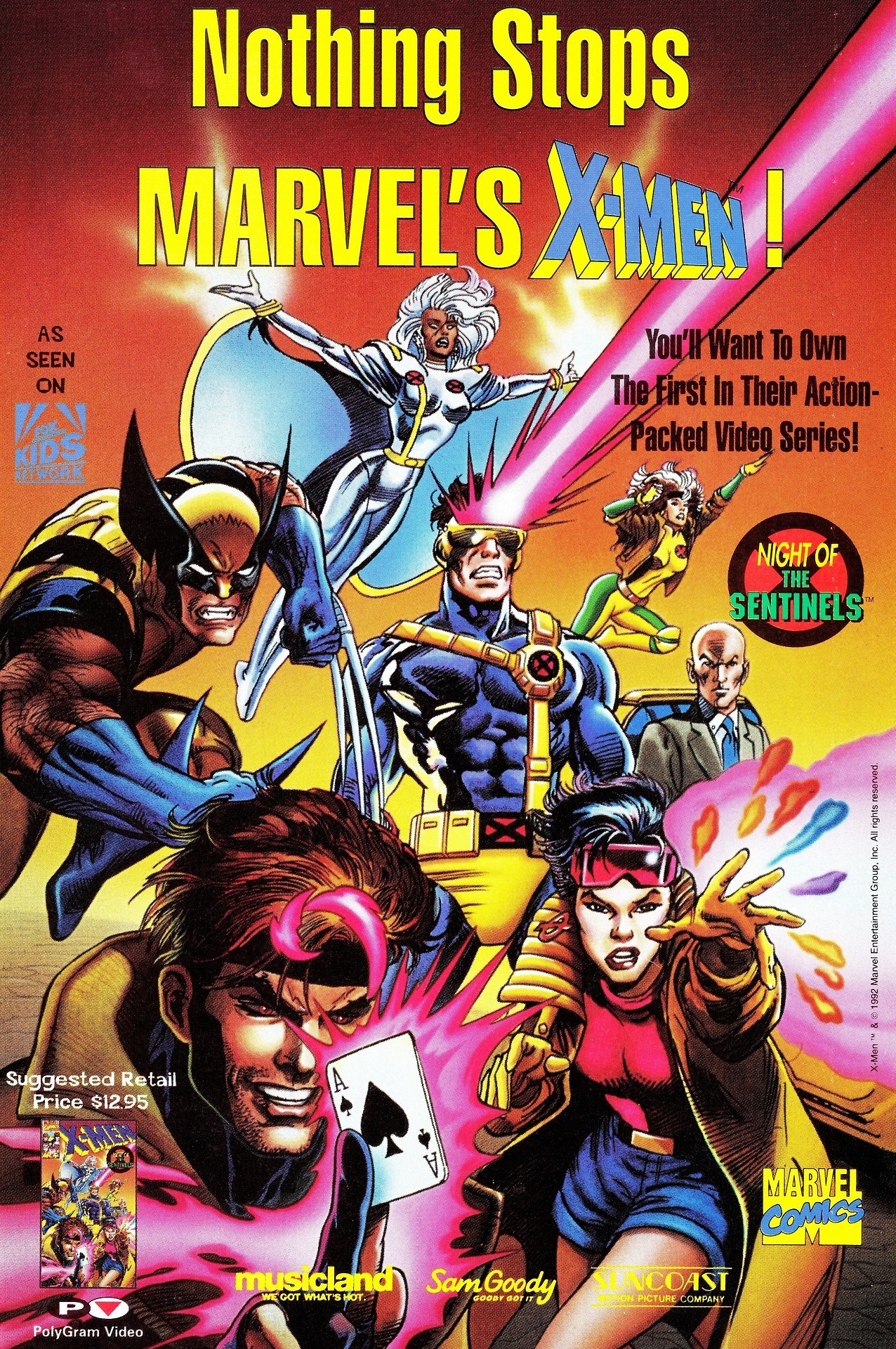 comicbookvault:1992 House Ad for X-MEN TAS 