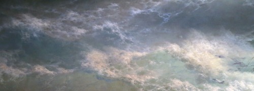 detailedart:Detail : Wave, 1889, by Ivan Konstantinovich Aivazovsky.