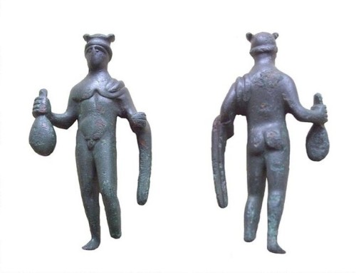 Roman copper-alloy figurine of Mercury. Discovered in Lincolnshire, England. Photo: Adam Daubney, 20