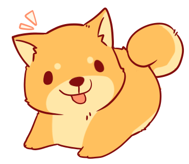 bunsticker: tibi shibainu Sticker( no language ver) shiba dogs for anon ! 