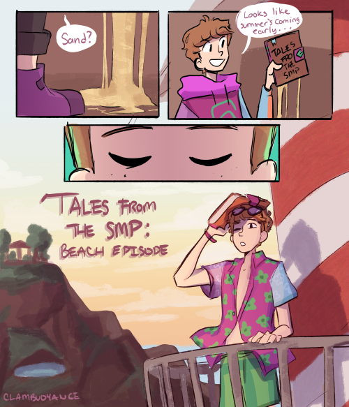clambuoyance:[Tales from the SMP, dsmp roleplay]lets go to the beach beach,,,niki minjaj