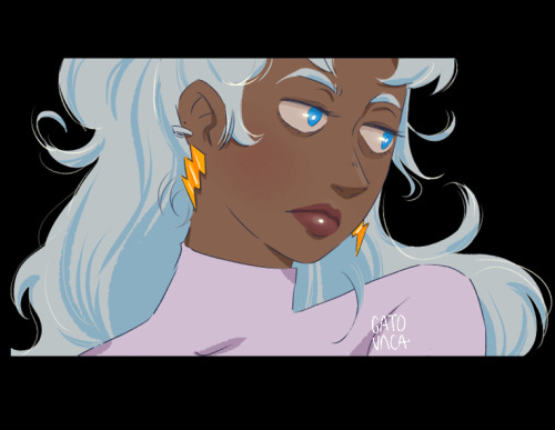 one Ororo, six OroroI tried to made her more 80′s and younger :3(Ahí van los colores, lo feo es el a