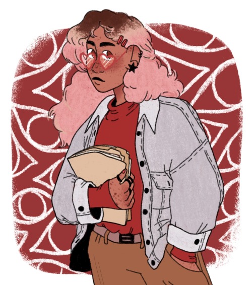 nogenders:a leetol obsessed with @kayleerowena’s pink haired sasha design