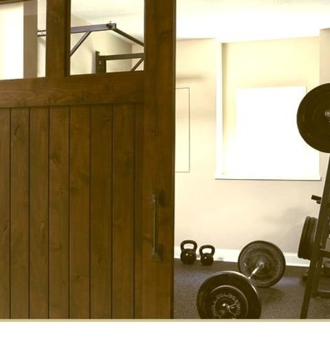 Gym - Traditional Home GymAn Illustration Of A Sizable, Traditional, Home Gym With Gray Walls