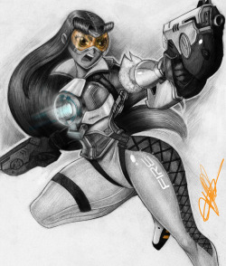 todd-drawz: todd-drawz:  Here’s the complete set. All six titans as Overwatch heroes! Their names are Tracerfire, WidowRaven, DVa-J, Mercy-T, Symmetrafire and Kitten. I couldn’t come up with a name for Kitten. I had a lot of fun drawing these.  would