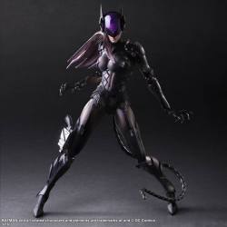 deliveryxiao:  kuudererules:    Play Arts Variant DC Comics Catwoman    Excuse me?! CAT WOMMAN!?