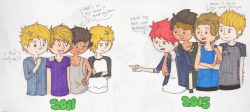 drawasaur:  So Mini 5sos meets Big 5sos!