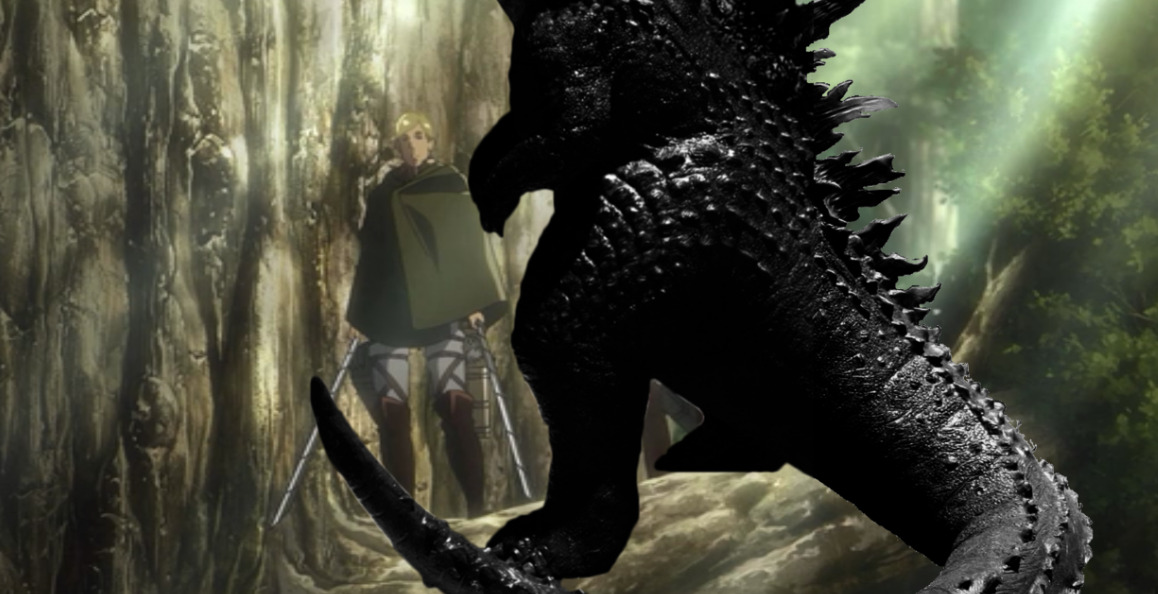 erenjaegrrr:  totaleclipseofthedick:  AU where Levi is Godzilla but no one says anything