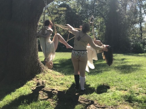 camdamage: Some random BTS from this weekend, being tied by @honeybare365 in a magical place ❤️✨ (ph: @tenagainst)