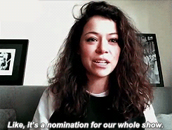 melliescrofano:  What was your reaction when you heard about your Screen Actors Guild