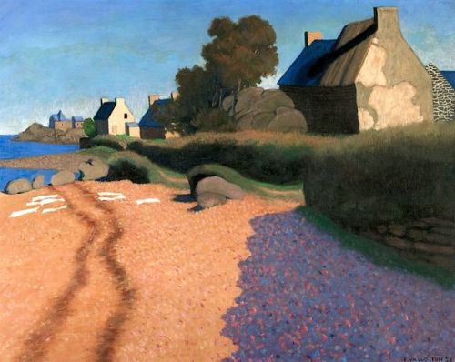 Félix Vallotton (1865 1925) - Landscape at Loguivy. 1923. Oil on canvas,