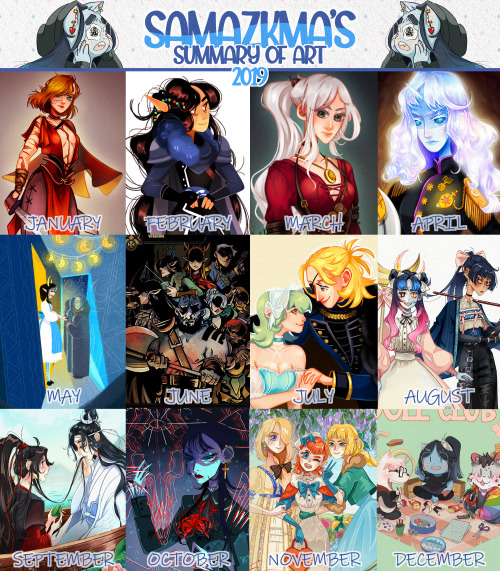 My Summary of Art for 2019~!