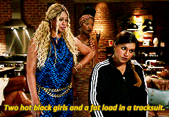 la-rinascente:smoothiesandbooks:MY LIFE WAS SO INCOMPLETE BEFORE THIS EPISODEA scene with three women of color including one massively influential and accomplished trans woman in a TV show about a woman of color who is well-educated, intelligent, and