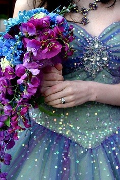 pretty
#dress #Blue #purple #green #pretty