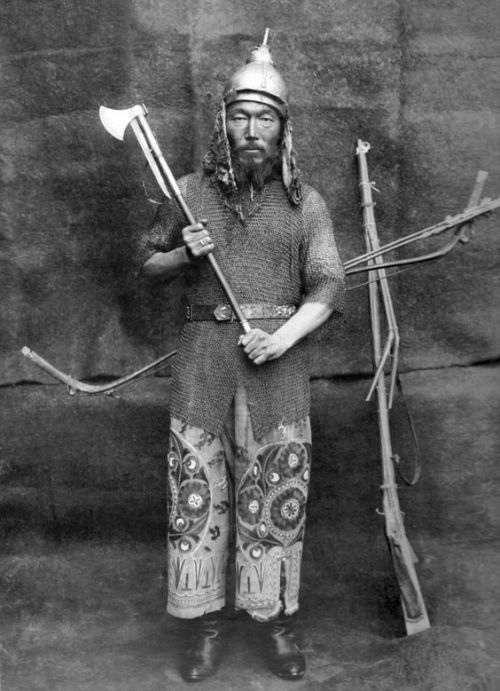 Kazakh Warrior, late 19th or early 20th century.