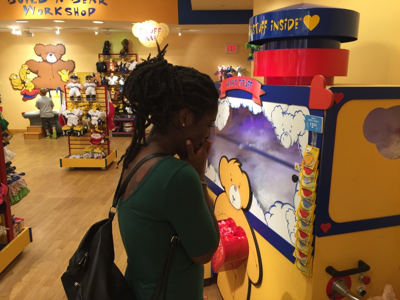 shanedog09:  iamapaperuniverse Build A Bear day! Finally got to take my little girl