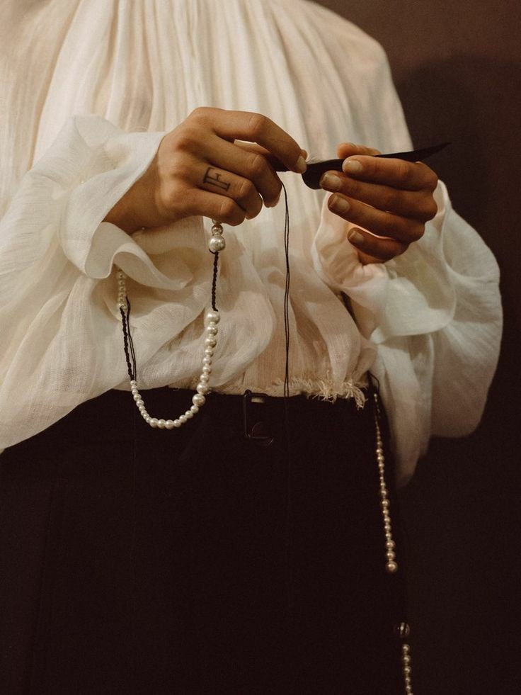 Porn lovecrumbss:ann demeulemeester ss17 details photos