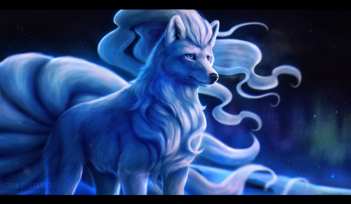 chiakiroart:Alolan Ninetales!My DeviantArt