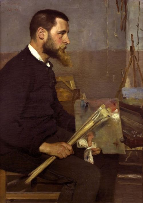 Richard Bergh (Swedish, 1858-1919)Portrait of Nils Kreuger, 1884