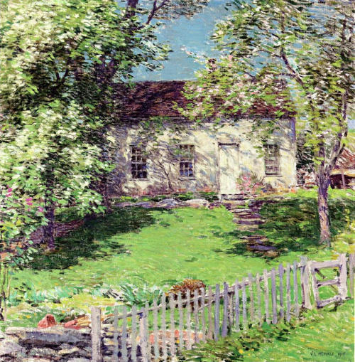 willard-metcalf: The Little White House, 1919, Willard Metcalfwww.wikiart.org/en/willard-met