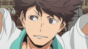 hajime-nii:  manga oikawa  anime oikawa      