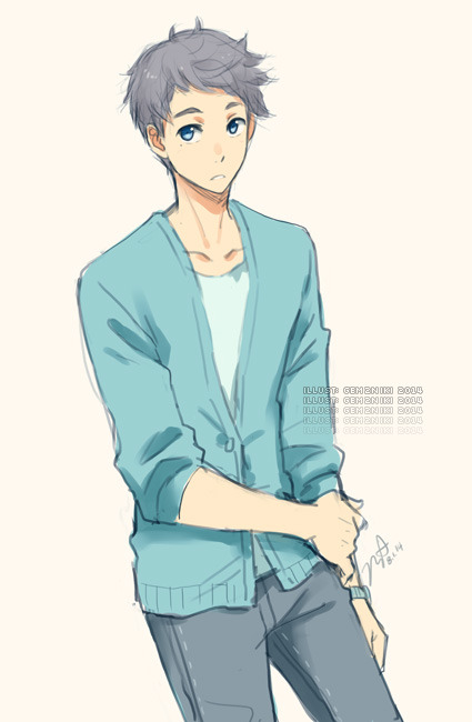 gem2niki:  Speedpainting 0668 Messy hair Nitori~