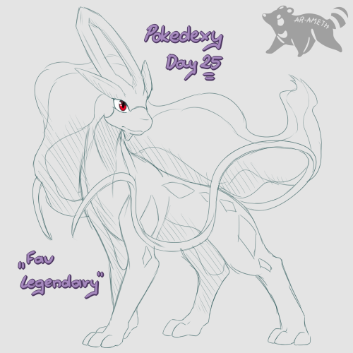 #POKEDDEXY Day 25: Favorite LegendarySuicune