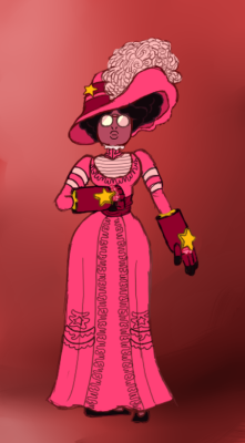 kierensaysthis:   Alright so here’s another crystal gem sketch (and by sketch I mean sketchy line art). I really wanted to draw one of the gems in a Greek Outfit…then I wanted to draw them in a Victorian outfit. I didn’t know which style to draw