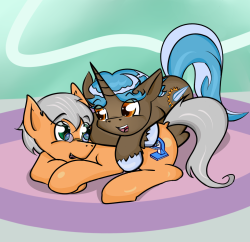 askchilimod:  Sterling and Wise Pony, they