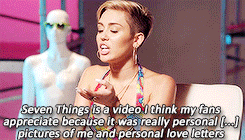 bangarz:  Miley Cyrus on making music videos {x} 